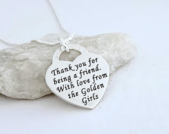 Laser Engraved Heart Necklace Sterling Silver, Personalized Necklace Heart Pendant, Choose Chain, Size .86x.78 " #