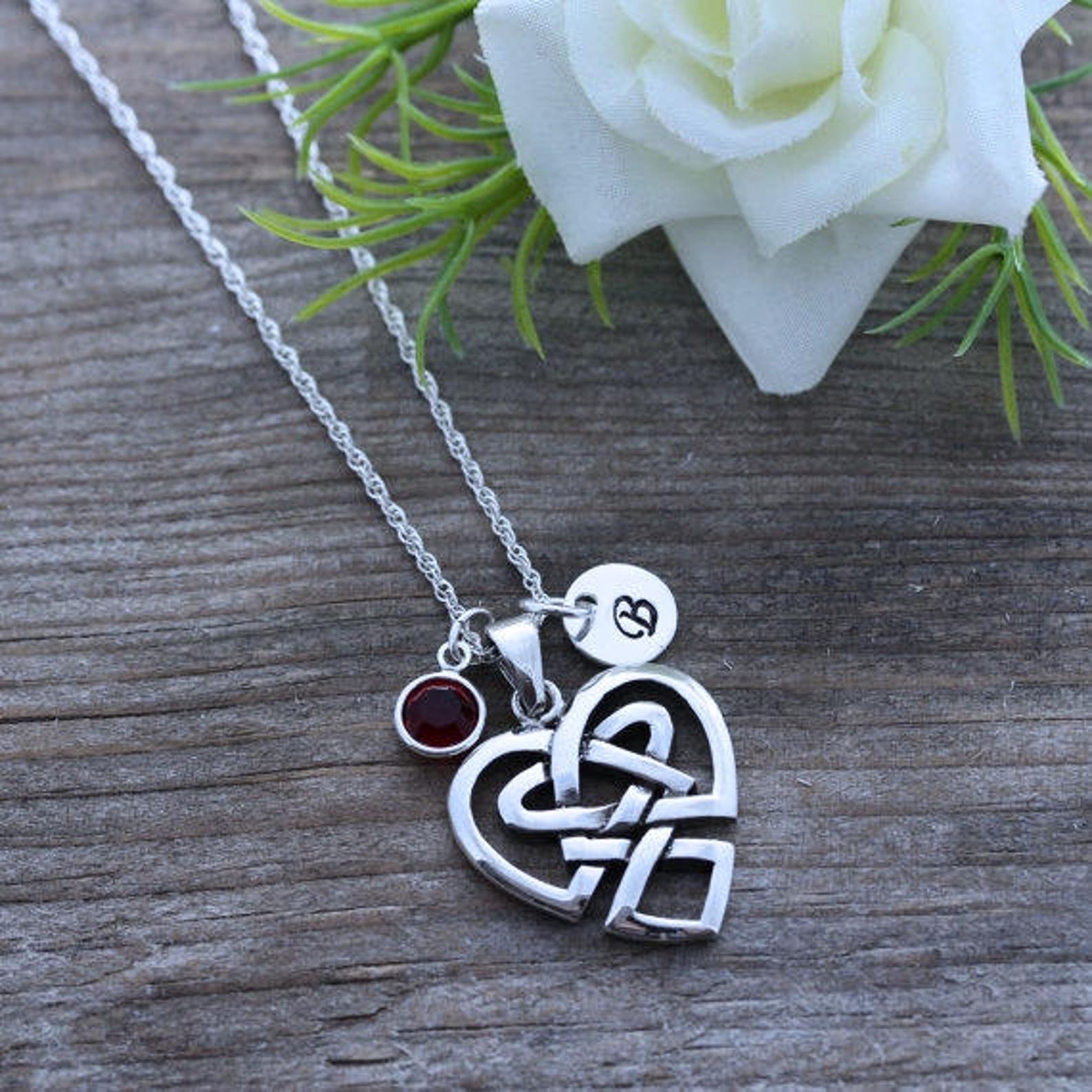 Irish Jewelry Sterling Silver Celtic Heart Anniversary Etsy