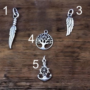 Add Sterling Silver charm. add charm, small silver charm, sterling charm, sterling charms, silver charms