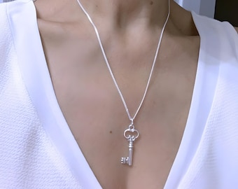TANGPOET Collana con ciondolo a forma di girasole, per donna, ragazza, in argento 925, con note musicali, chiave di spartito, girasole, gioielli per voi e bambini, Oro, Zirconia cubica