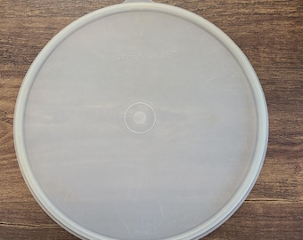 Junta de repuesto para tapa redonda transparente de 8" de Tupperware Vintage 229