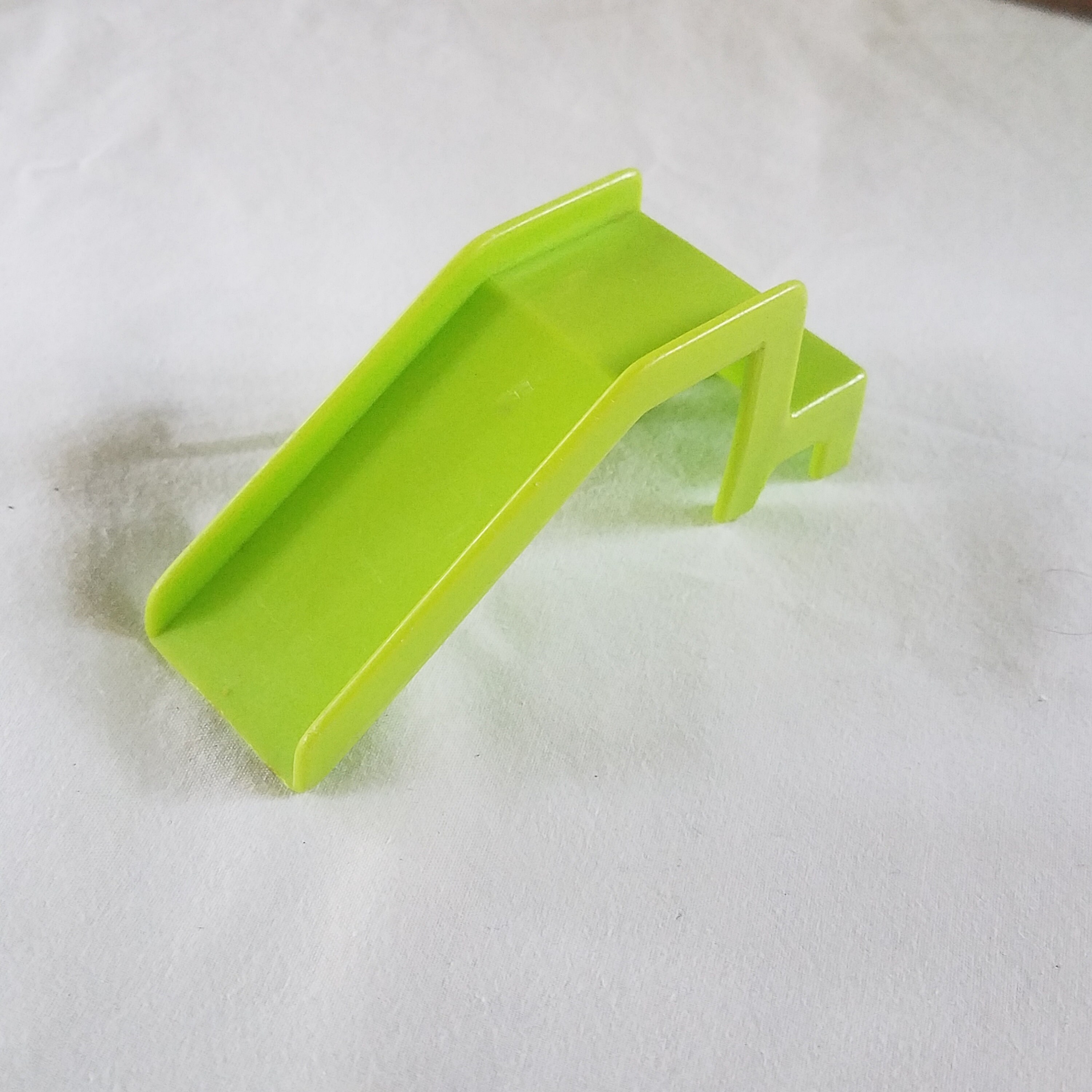 Vintage FISHER PRICE Green Slide From Little People Play Family 2526