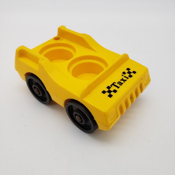 Fisher Price Little People FPLP 2 Person Yellow Taxi Cab Vehicle Car from 2500 Play Family Main Street Main Street Etsy Mexico