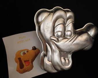 DIsney Pluto Mickey Mouse Dog Cake Pan Birthday Kids Party Treat with Instructions