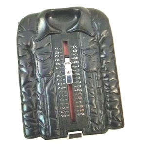 Black Leather Jacket Secretary Telephone Index Address Silver Letters