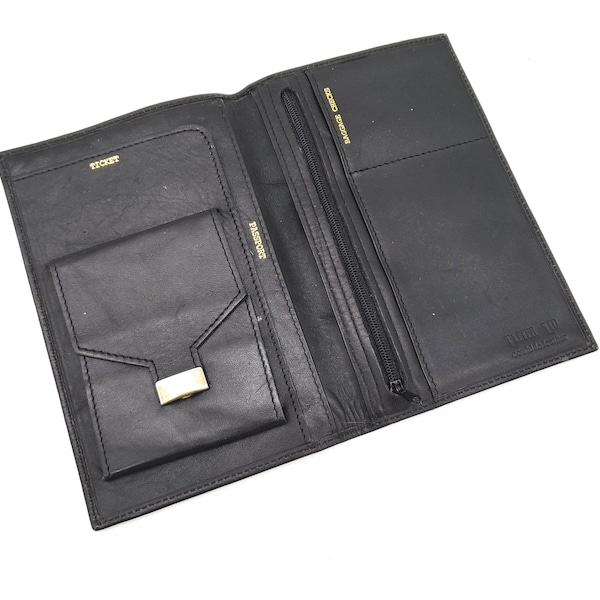 Mens Vintage Passport Wallet Etsy