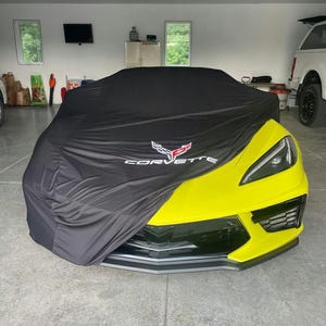Custom-Fit Corvette Indoor Car Cover – Soft Fitted Garage Protection
