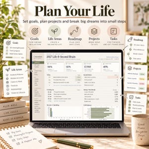 Budget Planner Notion Life Planner Template ADHD Daily Planner Task Tracker Content Planner Remarkable Paper Pro Templates OneNote Templates