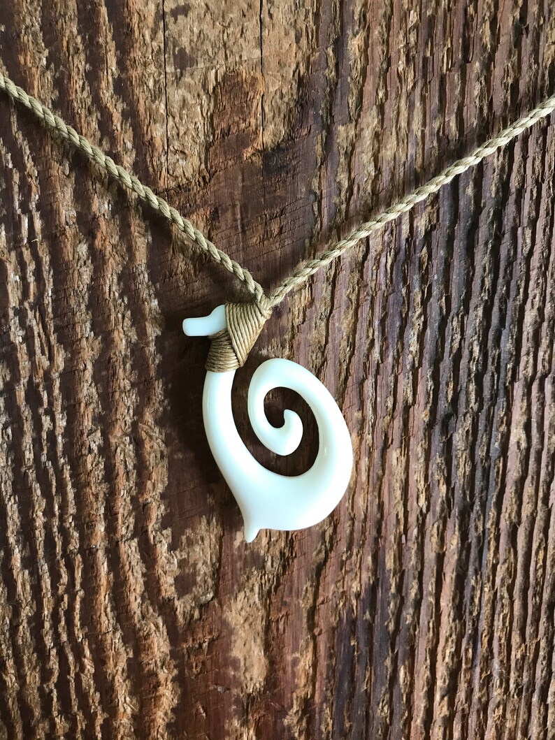 Koru Symbol Spiral Necklace Hawaiian Jewelry For Men ...