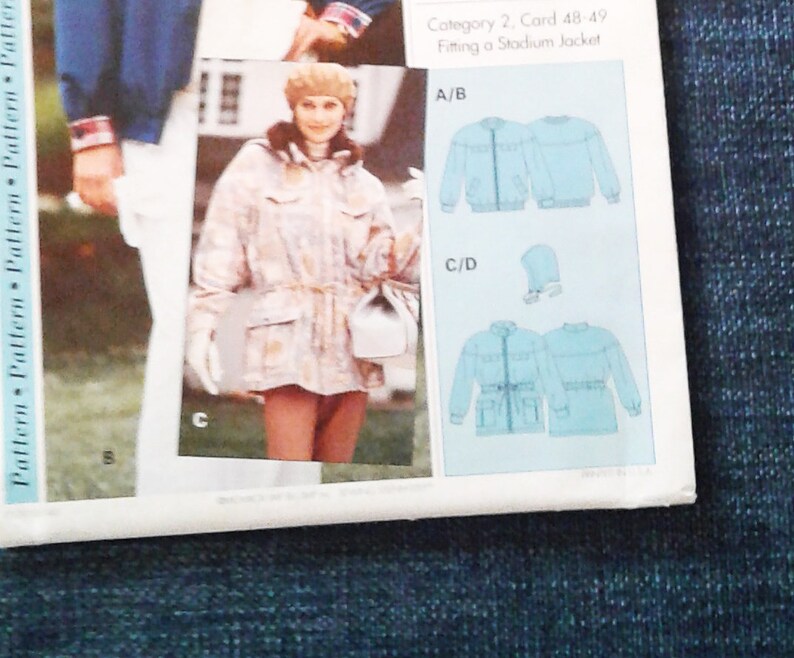 Uncut Sizes XS to XL Vintage Craft Show Stadium Sport Jacket