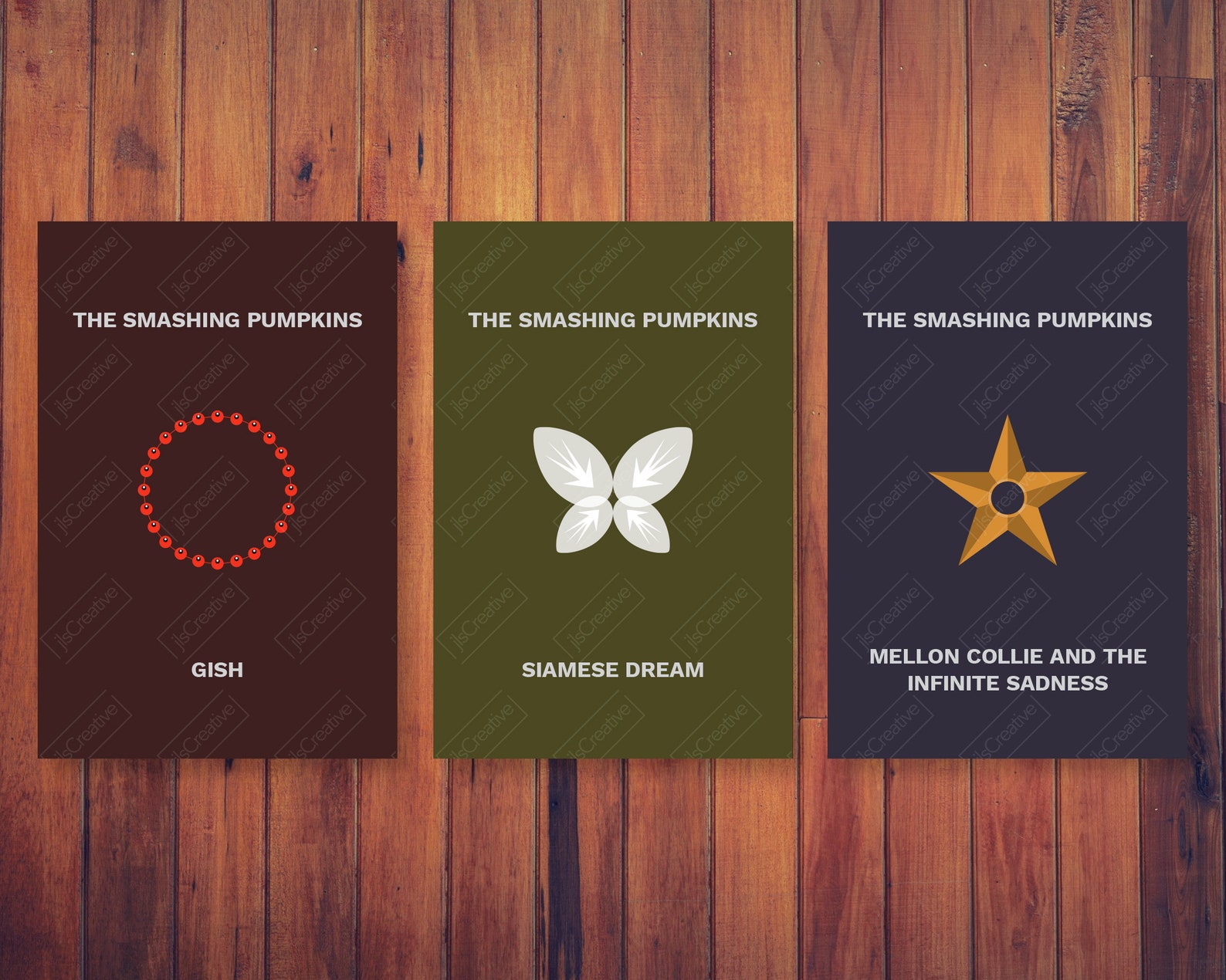 The Smashing Pumpkins Gish Siamese Dream Mellon Collie Etsy