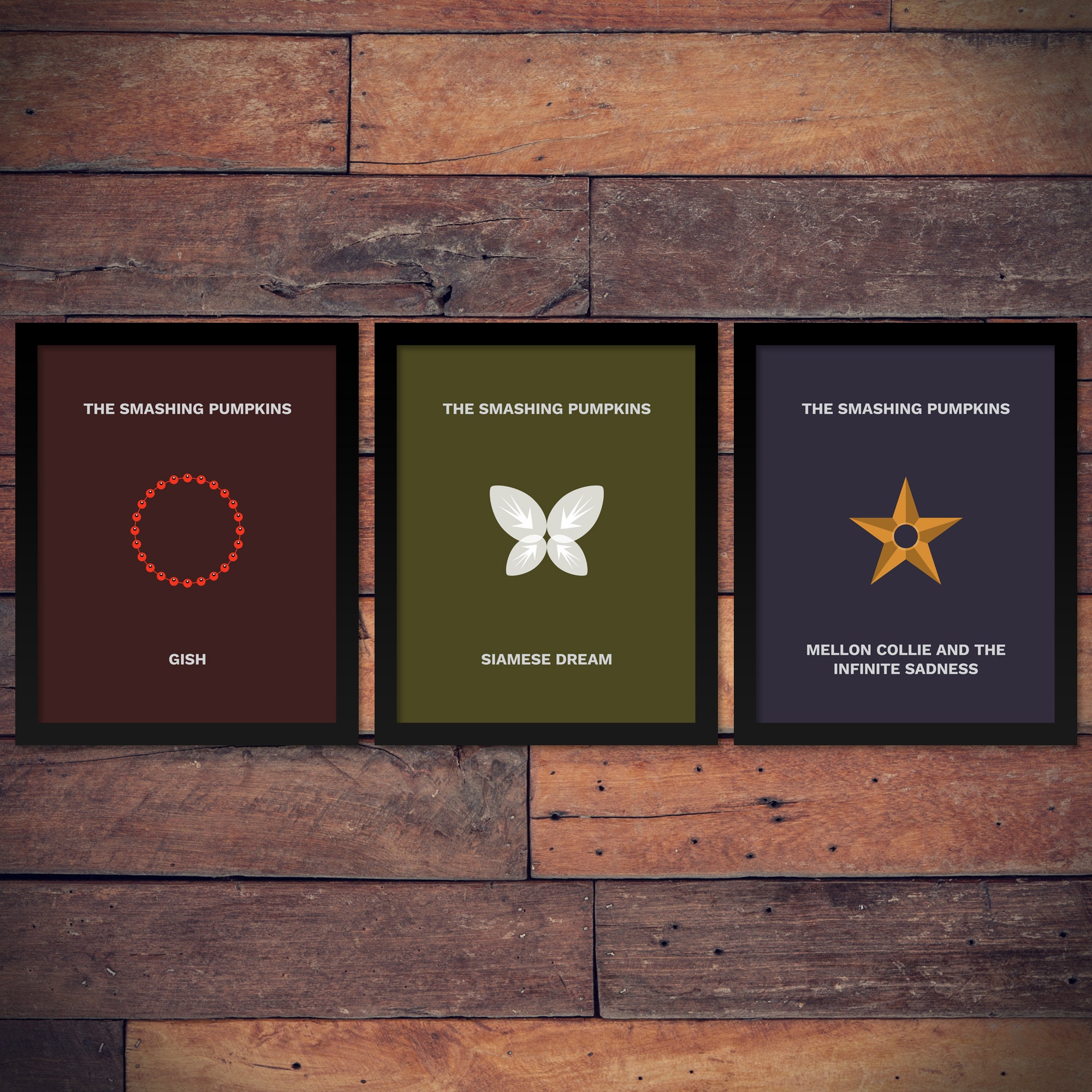 The Smashing Pumpkins Gish Siamese Dream Mellon Collie Etsy