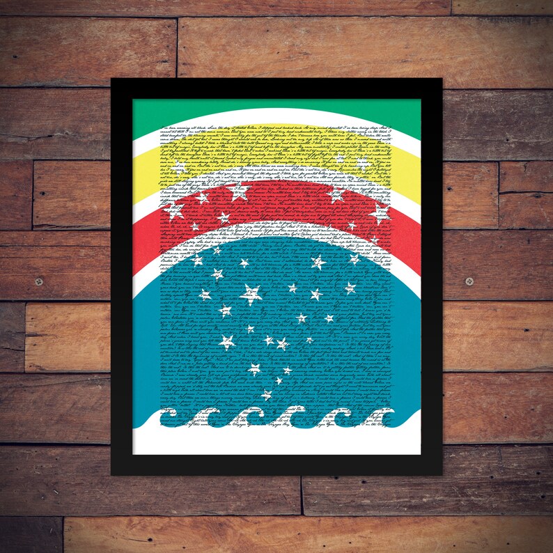 Jenny Lewis The Voyager Typographic Lyrics Poster Etsy