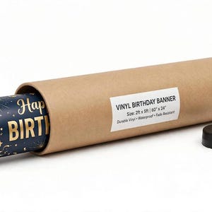 Pancarta de cumpleaños de vinilo personalizada de 60 x 150 cm, pancarta fotográfica personalizada con nombre y edad, decoración para fiestas de cumpleaños, regalo para cumpleaños importantes imagen 7