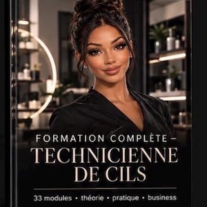 Eyelash Technician Training PDF | Eyelash Extension Manual: Beginner to Expert | Classic, Hybrid, Volume | 33 Modules
