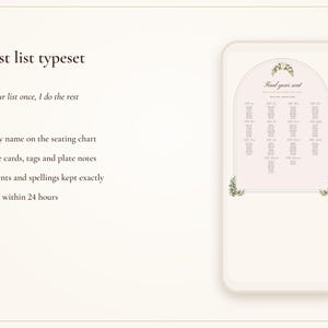 Wedding Sign Bundle, Sage Garden Watercolor Reception Suite with Seating Chart, Place Cards, Welcome Sign and 30 Signs, Names Typeset image 5