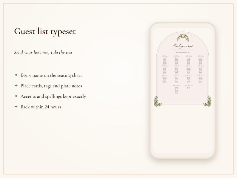 Wedding Sign Bundle, Sage Garden Watercolor Reception Suite with Seating Chart, Place Cards, Welcome Sign and 30 Signs, Names Typeset image 5