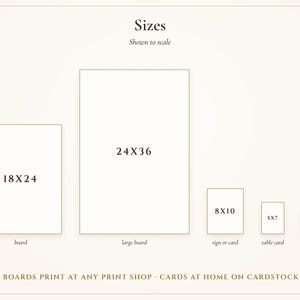 Wedding Seating Chart Template, Guest Names Typeset for You, Sage Garden Watercolor Find Your Seat Cards and Sign, 18x24 24x36 image 9