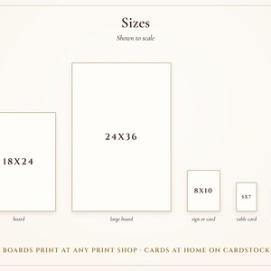 Wedding Seating Chart Template, Guest Names Typeset for You, Old Money Ivory Find Your Seat Cards and Sign, 18x24 24x36 image 9