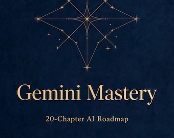 Gemini AI Mastery Ebook – 20章構成のロードマップ、Prompt Engineering（デジタルダウンロード版）