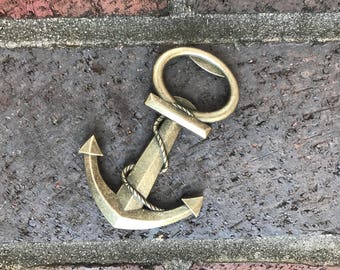 Anchor Bottle Opener Wedding Favor * Nautical Beach Wedding Favor * Groomsman Beer Bottle Opener Party Favor * Coastal Tropical Party Favor
