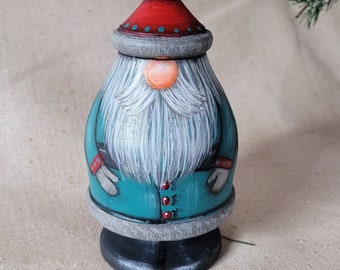 4 3/4" Gnome-Hand Turned Hand Painted *NEW 04/29/2024*