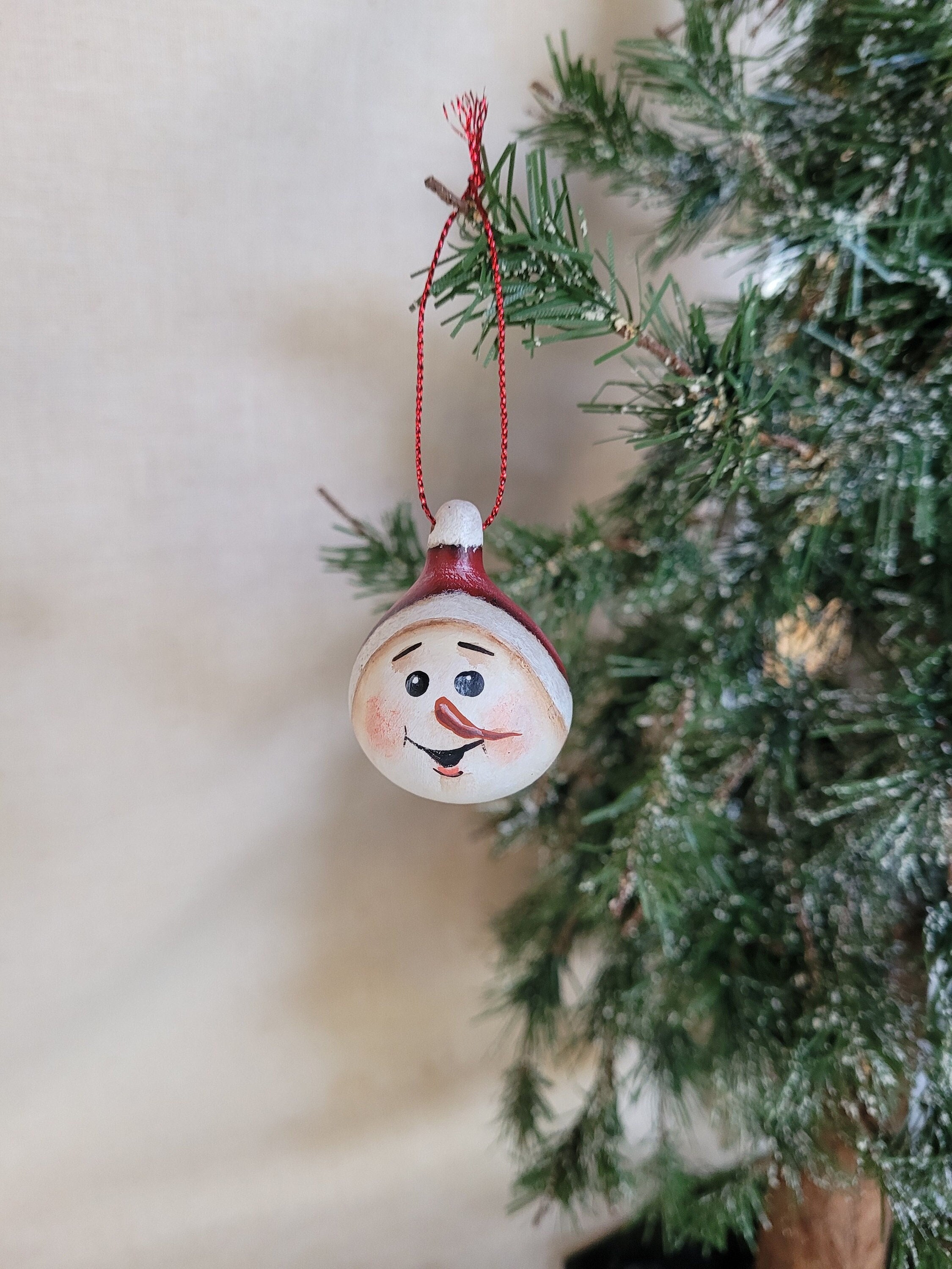 Mini Gourd Snowman & Penguin - Christmas Ornaments - Hand Painted - *New Added 09/10/2025*