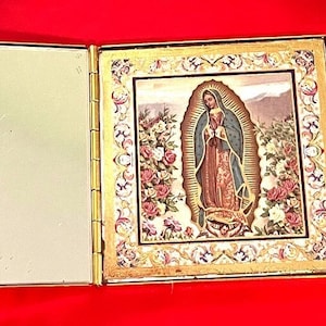Virgin of Guadalupe Small Pocket Shrine/Mirror