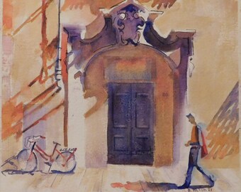 Doorway in Florence Italy
