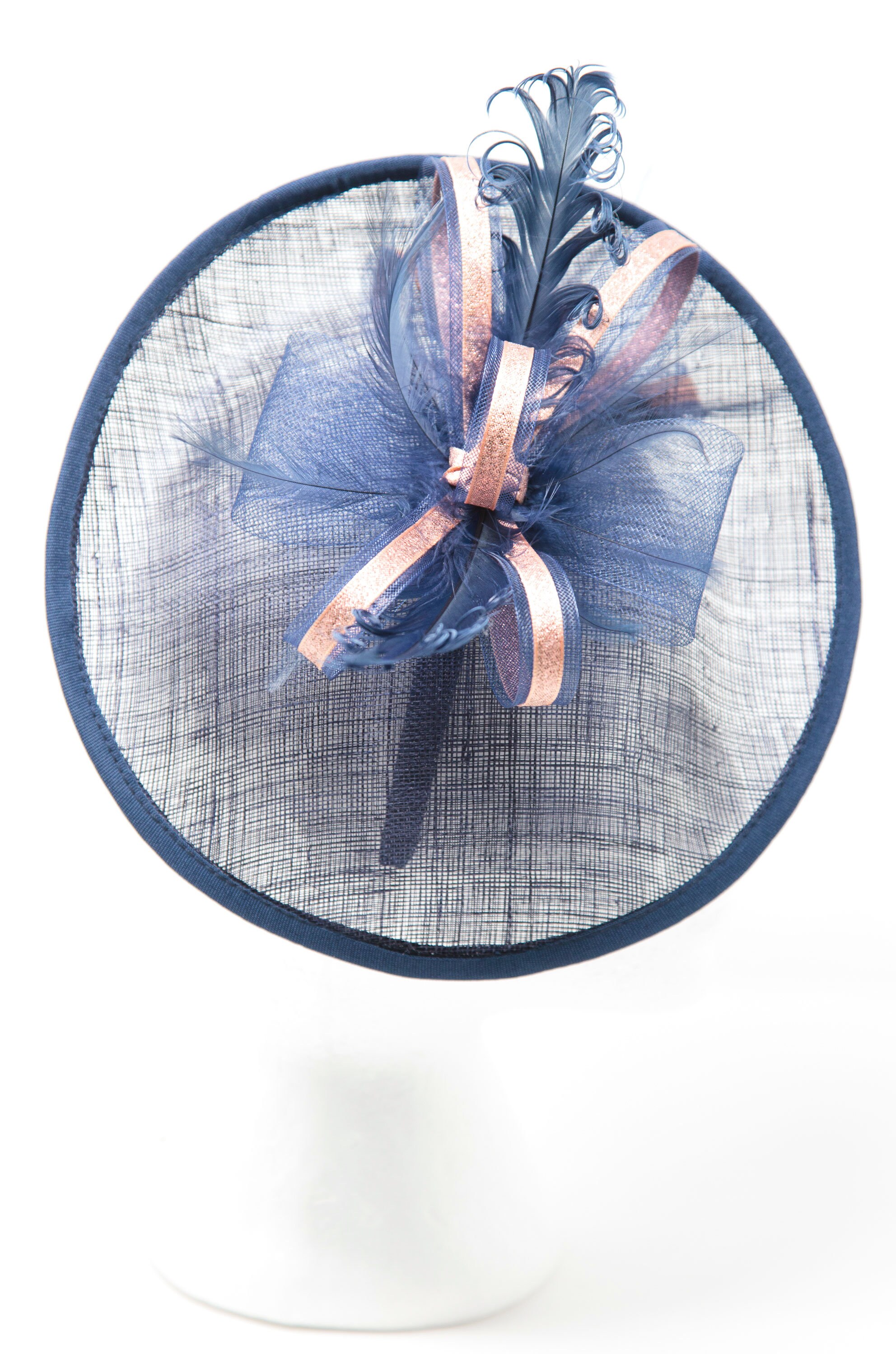 Navy Blue and Rose Gold Hatinator Style 