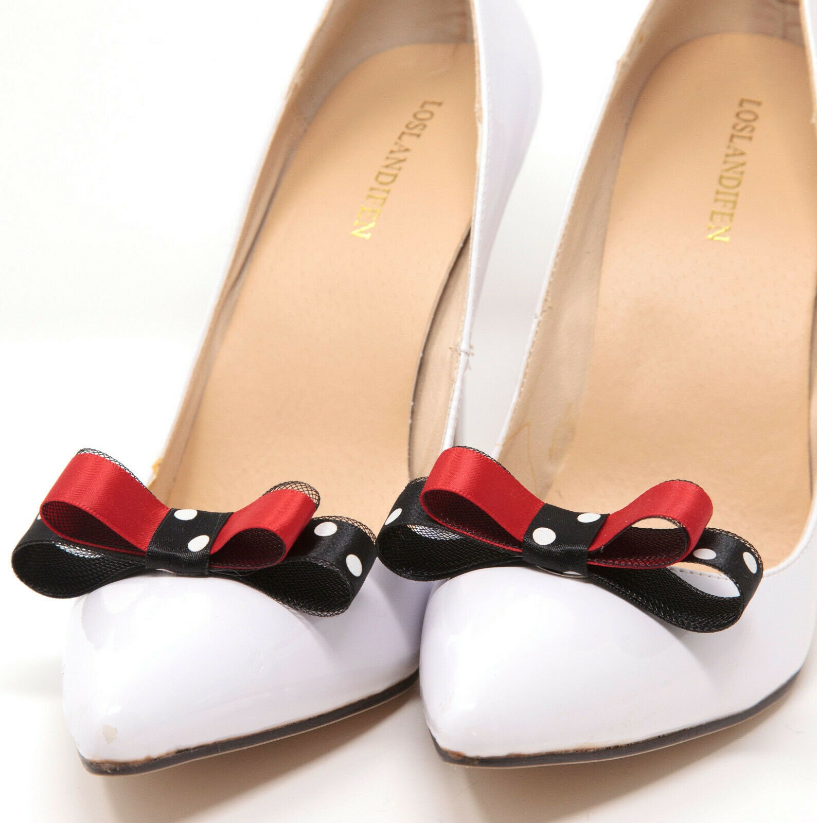 Red Polka Dot Heels Etsy UK