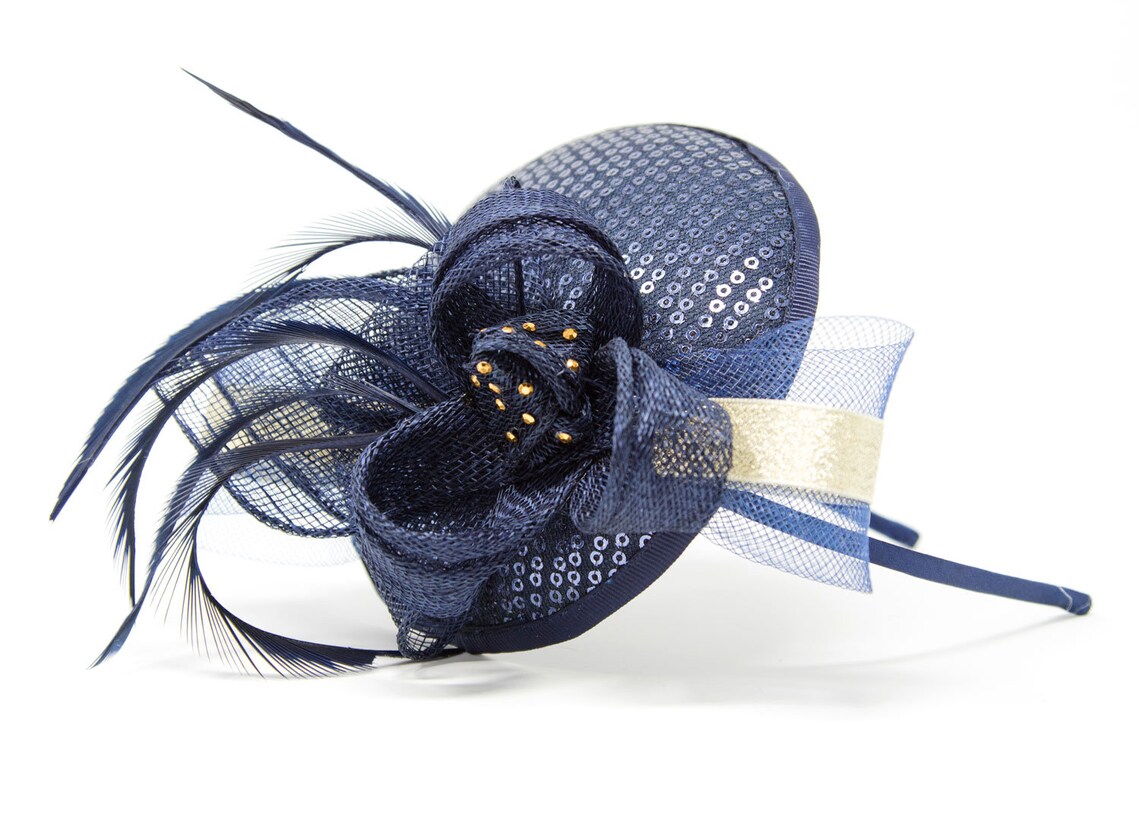 navy and gold hatinator