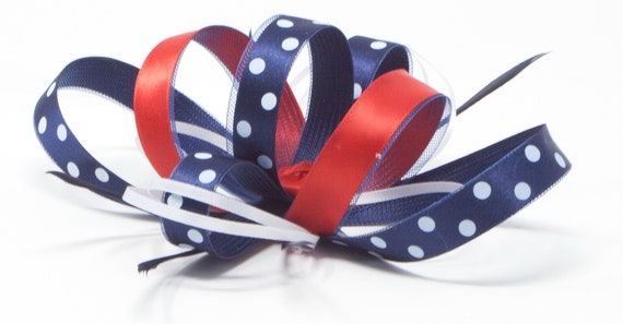 White Polka Dot Fascinator 