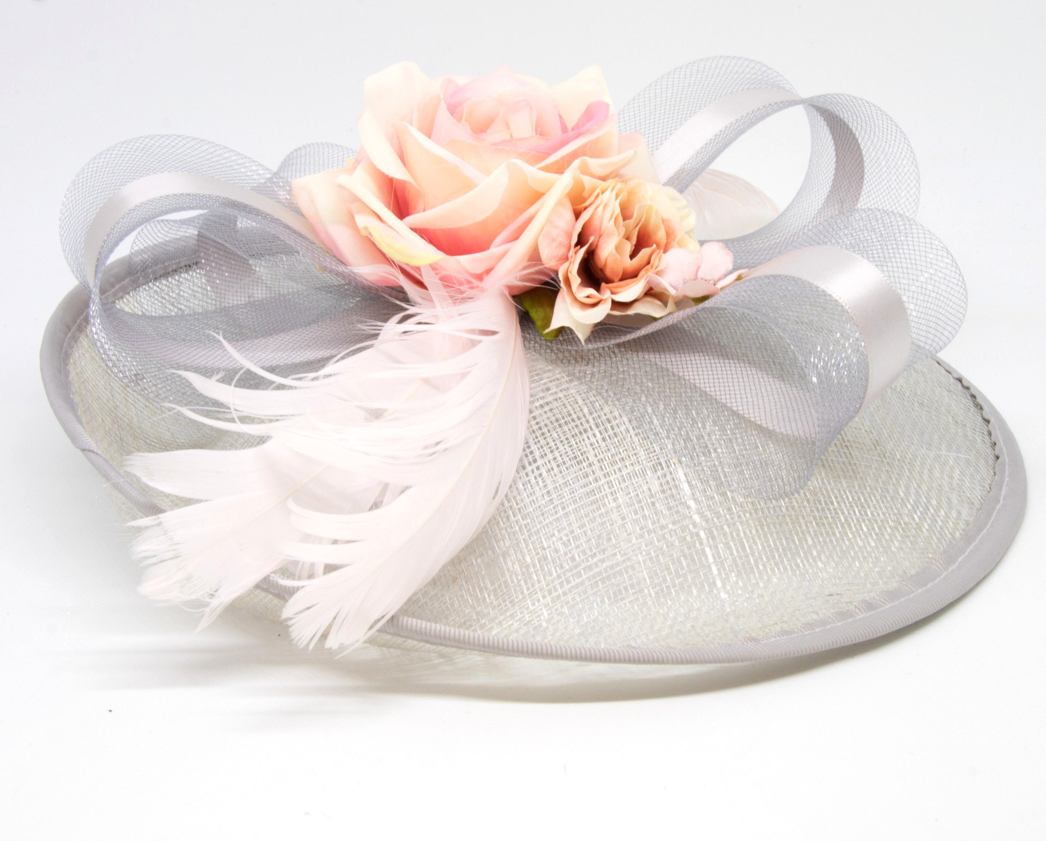 Nude Pink Hatinator Style Fascinator 