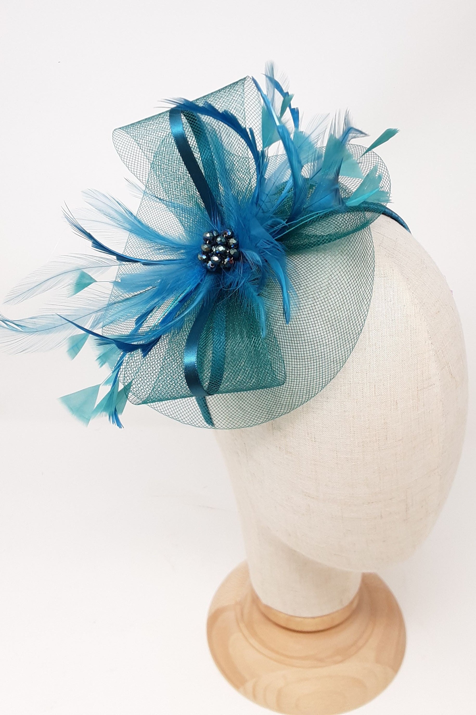 Teal Fascinator - Etsy