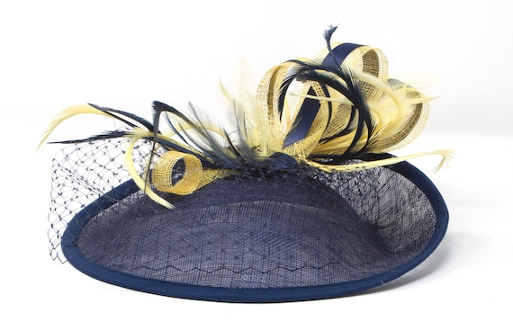 Navy Blue and Yellow Hatinator Style 