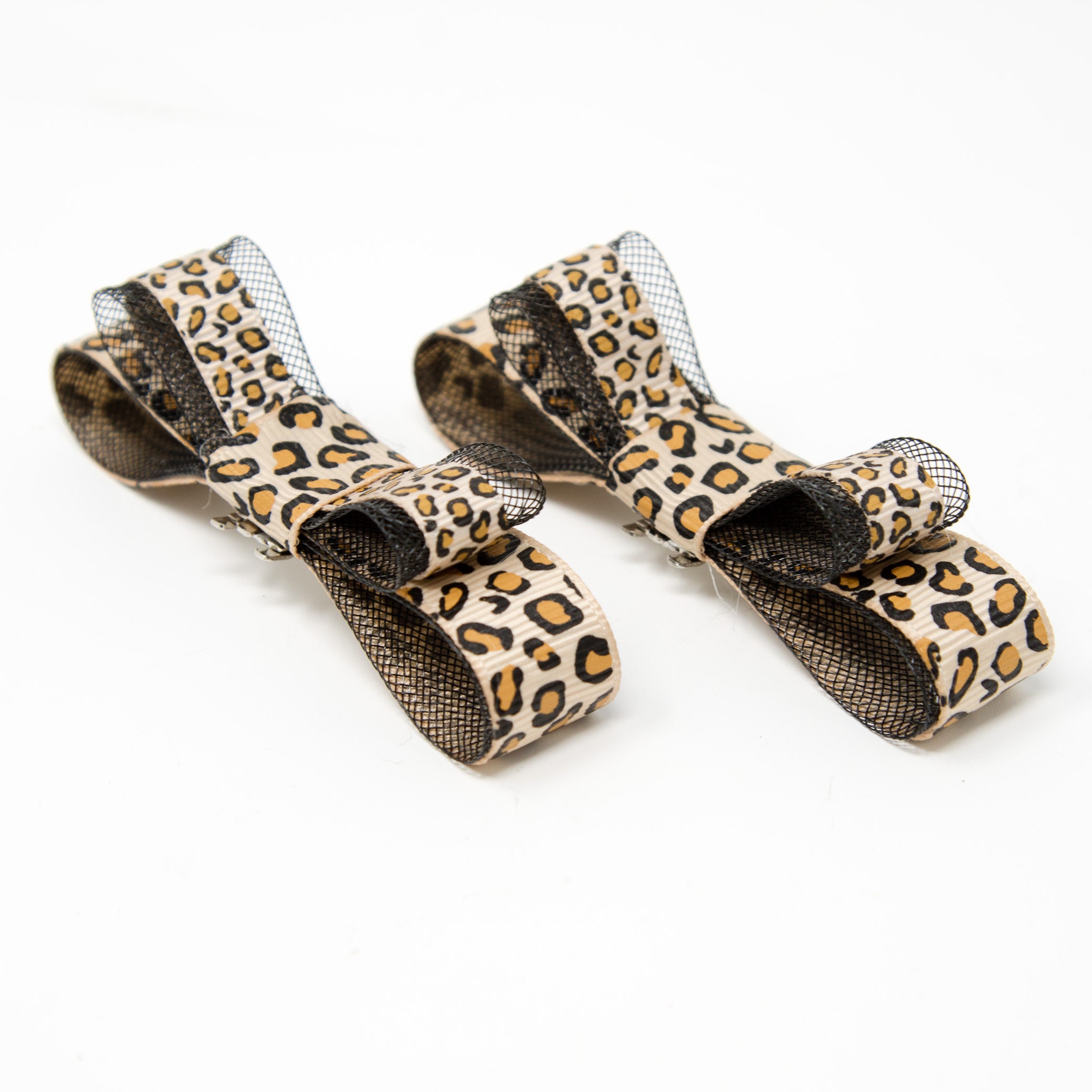 Leopard print shoe clips | Etsy