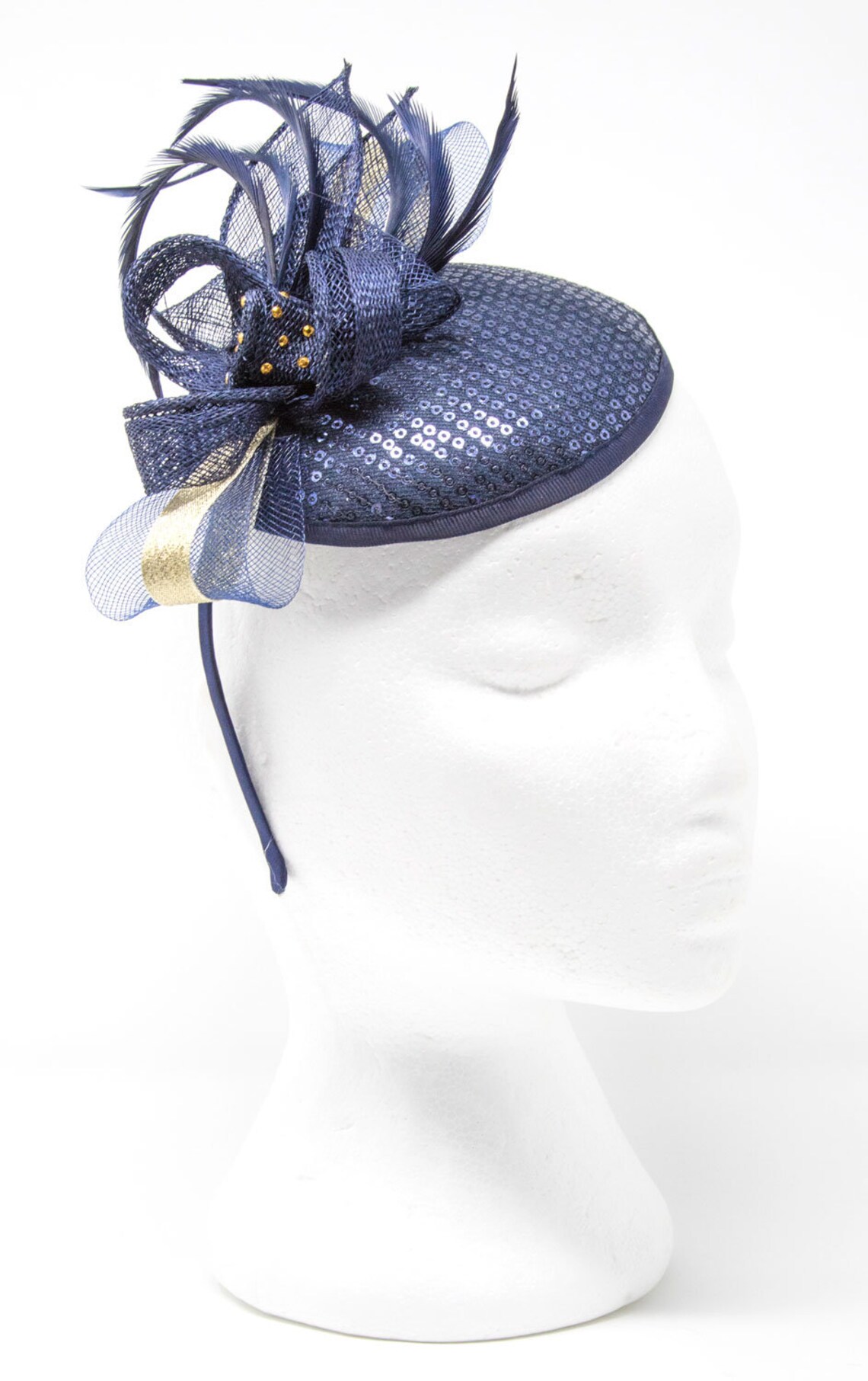 navy and gold hatinator