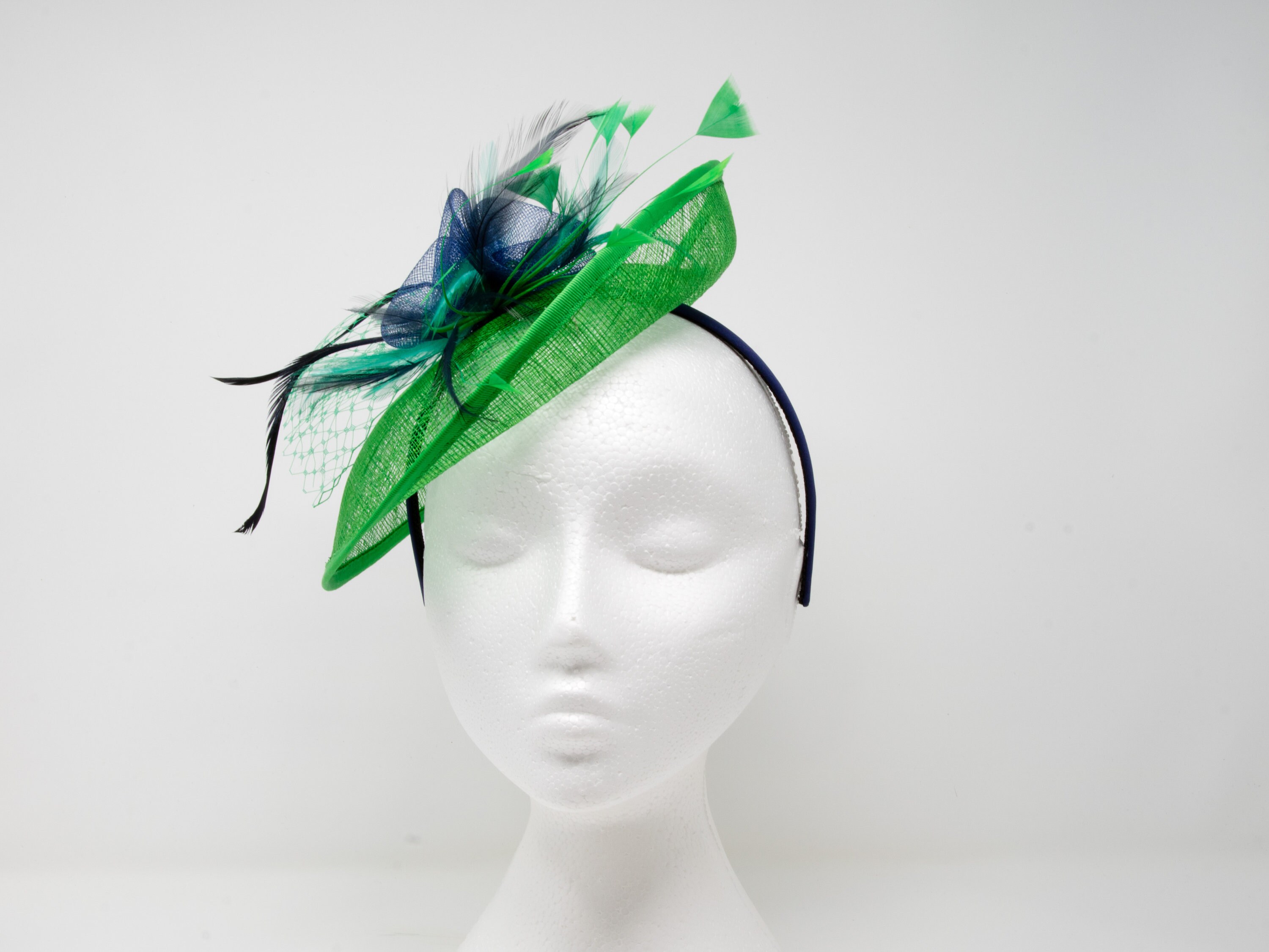 Emerald Green and Navy Blue Hatinator 