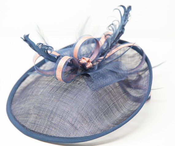 Navy Blue and Rose Gold Hatinator Style 