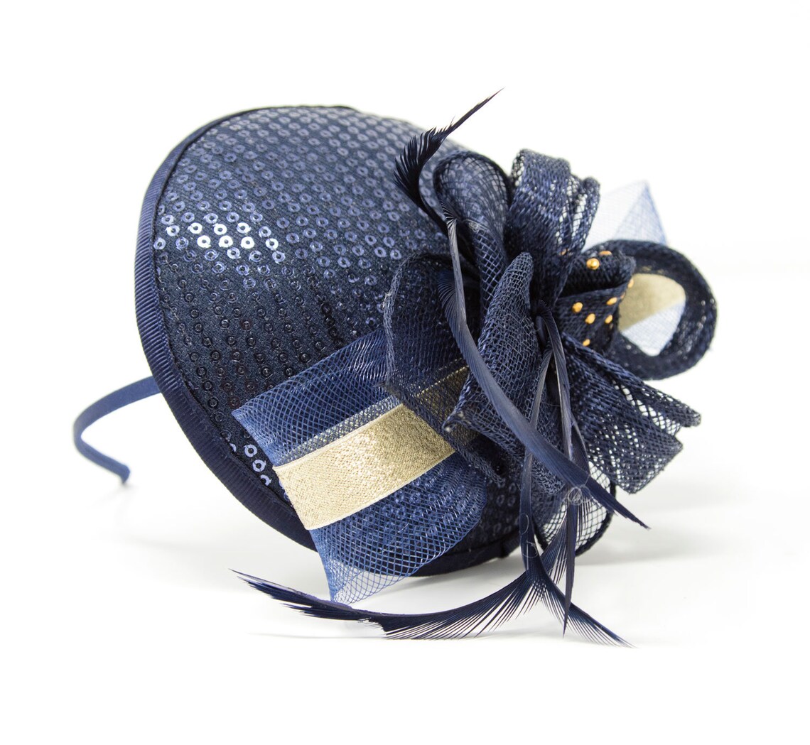 navy and gold hatinator