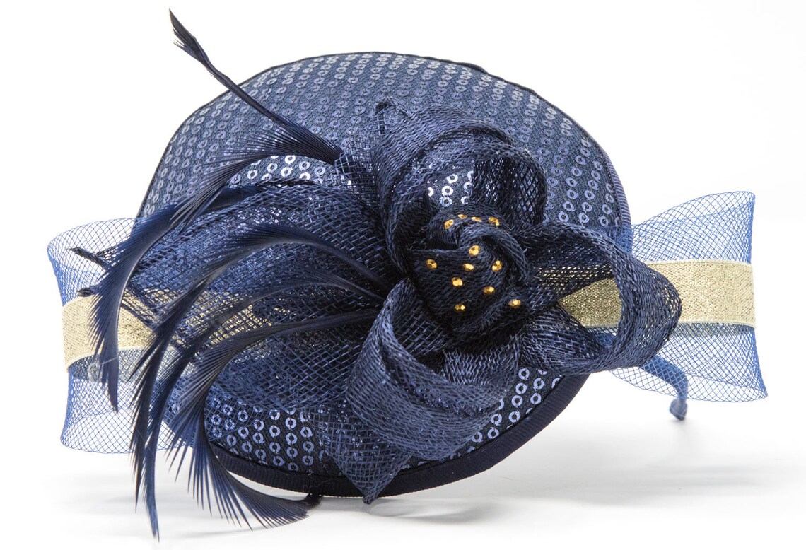 navy and gold hatinator