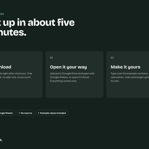 B2B SaaS Go-To-Market Plan Template, Pipeline Calculator Spreadsheet, Google Sheets Excel Bild 4