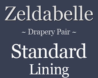Basic Cotton Lining For Drapery Panels - Four Widths- 24W, 50W, 73W, 100W