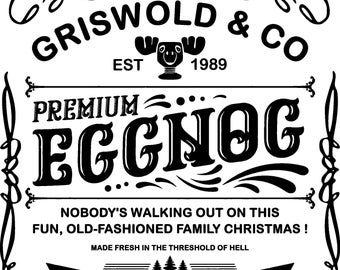 Griswold Eggnog Label