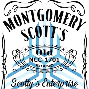 Montgomery Scott&#39;s Whiskey SVG ver 2