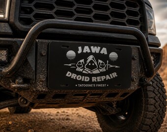 Jawa Droid Repair License Plate - Laser Engraved