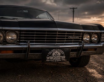 Winchester Family License Plate - Laser Engraved