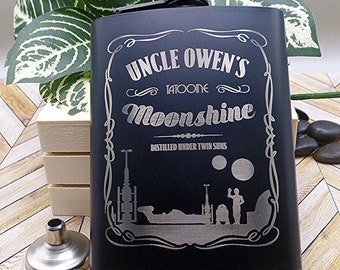 Uncle Owen's Moonshine Flask
