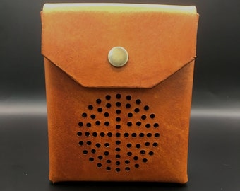Leather Voice Amp Pouch